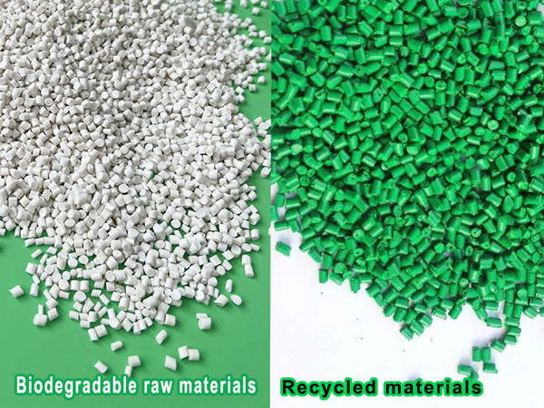 Difference between Recycled Materials And Biodegradable Raw Materials