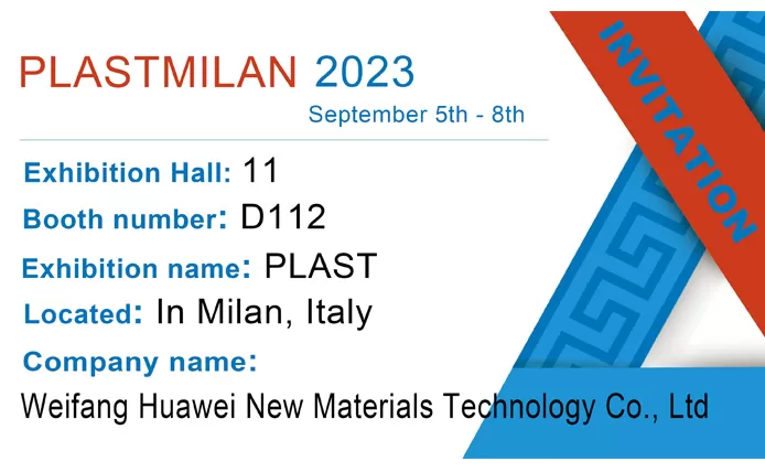 Welcome to join the largest rubber industry exhibition in Europe in 2023, International Exhibition for plastics and rubber industries.
