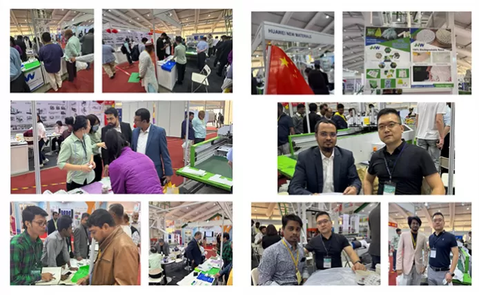 HuaWei Company's Biodegradable Products Shine at Bangladesh Exhibition Receiving Unanimous Praise!